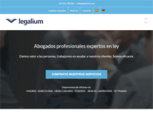 Tablet Screenshot of legalium.com